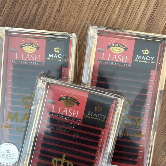 Macy Korea Eyelash Extensions Cluster Lashes (Set of 3) L/ 0.5 x10mm